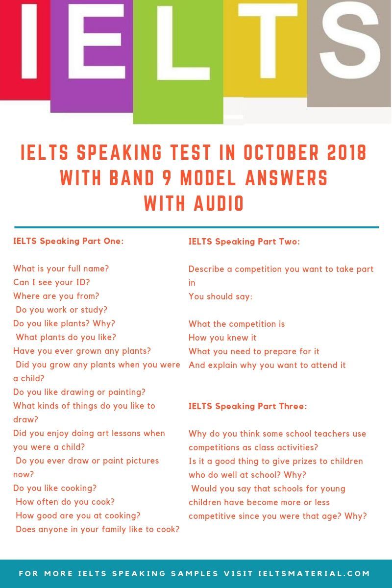 ielts speaking topics with answers